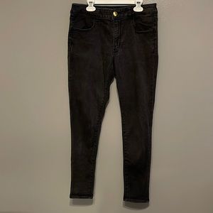 American Eagle Super Super Stretch black jeggings